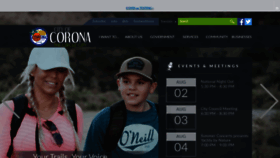 What Discovercorona.com website looked like in 2022 (1 year ago)