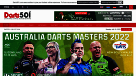 What Darts501.com website looked like in 2022 (1 year ago)