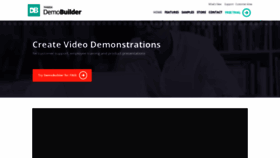 What Demo-builder.com website looked like in 2022 (1 year ago)