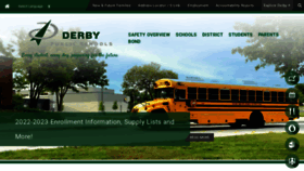 What Derbyschools.com website looked like in 2022 (1 year ago)
