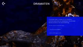 What Dramaten.se website looked like in 2022 (1 year ago)