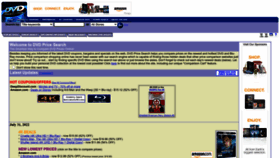 What Dvdpricesearch.com website looked like in 2022 (1 year ago)