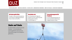 What Duz.de website looked like in 2022 (1 year ago)
