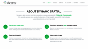 What Dynamospatial.com website looked like in 2022 (1 year ago)