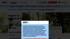 What Dew21.de website looked like in 2022 (1 year ago)