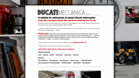 What Ducatimeccanica.com website looked like in 2022 (1 year ago)