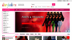 What Dear-fashion.com website looked like in 2022 (1 year ago)
