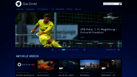 What Das-erste.de website looked like in 2022 (1 year ago)