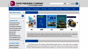 What Davidpublisher.org website looked like in 2022 (4 years ago)