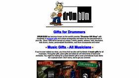 What Drumbum.com website looked like in 2022 (1 year ago)