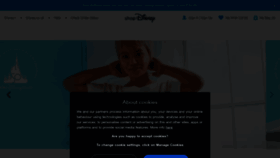 What Disneystore.fr website looked like in 2022 (3 years ago)