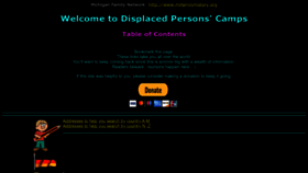 What Dpcamps.org website looked like in 2022 (1 year ago)