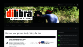 What Dilibra.com website looked like in 2022 (3 years ago)