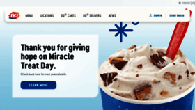 What Dq.com website looked like in 2022 (1 year ago)