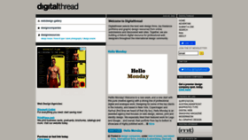 What Digitalthread.com website looked like in 2022 (1 year ago)
