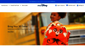 What Disneystores.com website looked like in 2022 (1 year ago)