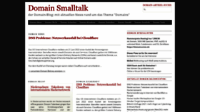 What Domainsmalltalk.com website looked like in 2022 (1 year ago)