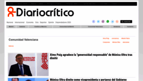 What Diariocriticocv.com website looked like in 2022 (1 year ago)