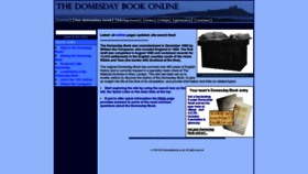 What Domesdaybook.co.uk website looked like in 2022 (1 year ago)