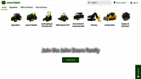 What Deere.com.au website looked like in 2022 (1 year ago)