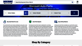 What Discountautoparts.com website looked like in 2022 (1 year ago)