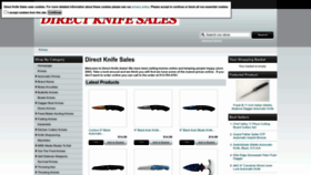 What Directknifesales.com website looked like in 2022 (1 year ago)
