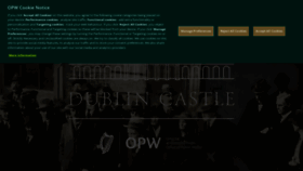 What Dublincastle.ie website looked like in 2022 (1 year ago)