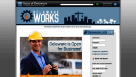 What Delawareworks.com website looked like in 2022 (1 year ago)