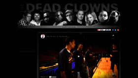 What Deadclowns.com website looked like in 2022 (1 year ago)