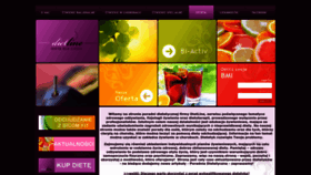 What Dietline.pl website looked like in 2022 (1 year ago)