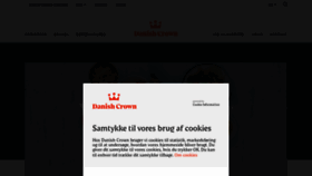 What Danishcrown.dk website looked like in 2022 (1 year ago)