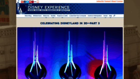 What Disneyexperience.com website looked like in 2022 (1 year ago)