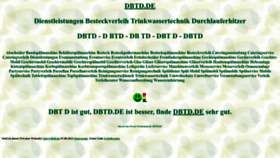 What Dbtd.de website looked like in 2022 (1 year ago)