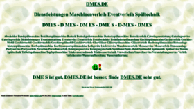 What Dmes.de website looked like in 2022 (1 year ago)