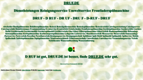 What Druf.de website looked like in 2022 (1 year ago)