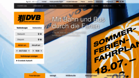 What Dvb.de website looked like in 2022 (1 year ago)