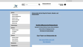 What Distanzreiter.de website looked like in 2022 (1 year ago)