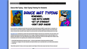 What Dancemattypingguide.com website looked like in 2022 (1 year ago)
