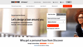 What Discoverpersonalloans.com website looked like in 2022 (1 year ago)