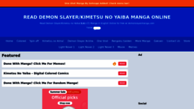 What Demonslayermanga.com website looked like in 2022 (1 year ago)