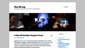 What Doc-ok.org website looked like in 2022 (1 year ago)