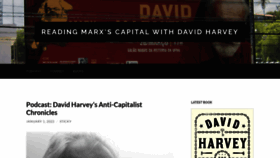 What Davidharvey.org website looked like in 2022 (1 year ago)