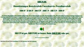 What Dbup.de website looked like in 2022 (3 years ago)