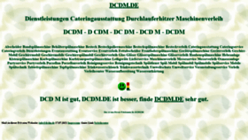 What Dcdm.de website looked like in 2022 (1 year ago)