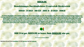 What Dded.de website looked like in 2022 (2 years ago)