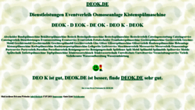 What Deok.de website looked like in 2022 (4 years ago)
