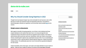 What Datos-de-la-nube.com website looked like in 2022 (1 year ago)