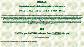 What Dmix.de website looked like in 2022 (1 year ago)