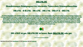 What Drank.de website looked like in 2022 (2 years ago)
