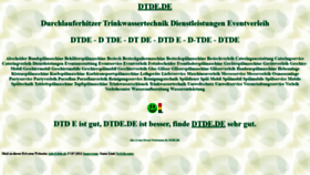 What Dtde.de website looked like in 2022 (1 year ago)